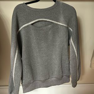 Cut out front sweatshirt